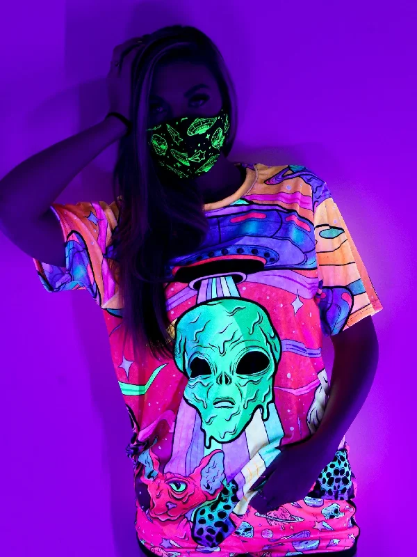 Neon Alien Invasion (Dusk) Unisex Crew