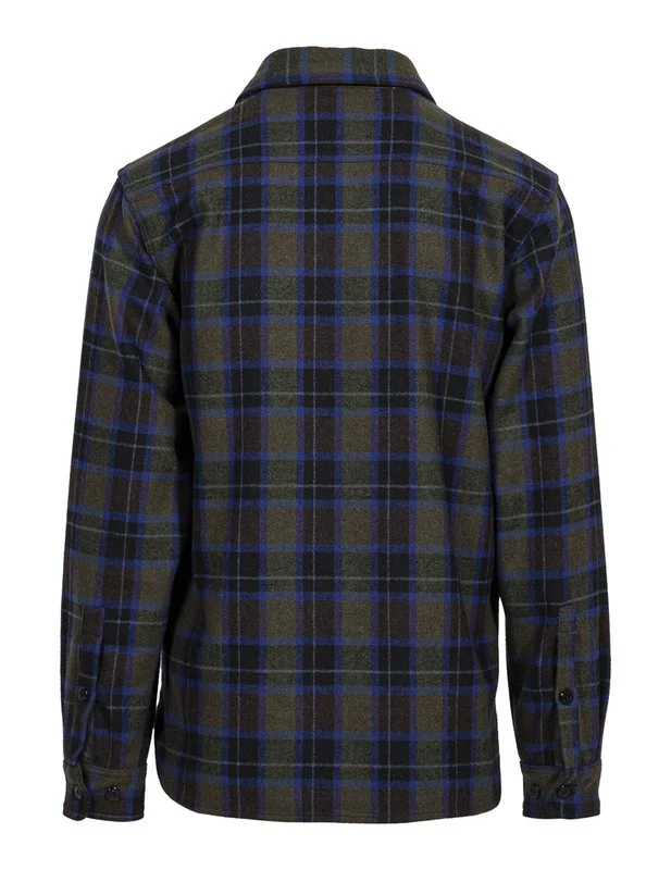 Schott NYC Spruce Plaid CPO Flannel Shirt