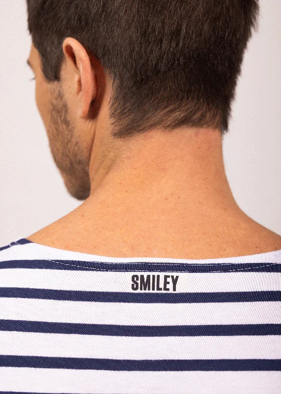 Smiley iconic sailor striped shirt - SAINT JAMES x Smiley