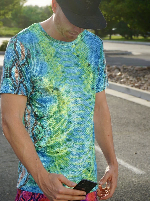 Crushed Velvet Festival Snakeskin Unisex Crew