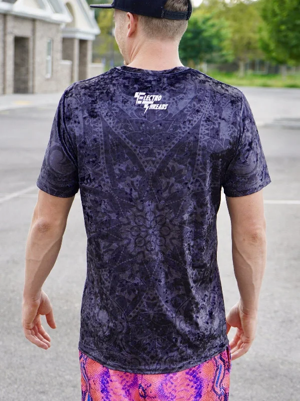 Crushed Velvet Ghost Mandala Unisex Crew