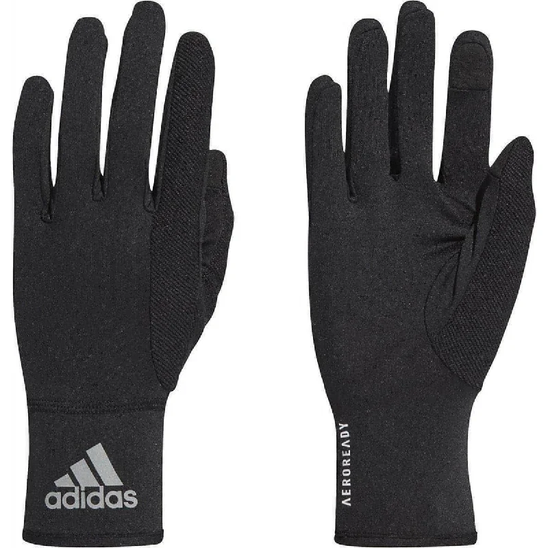 adidas AeroReady Running Gloves - Black