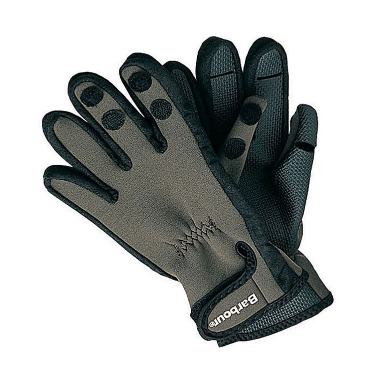 Barbour Men's Neoprene Gloves in Green