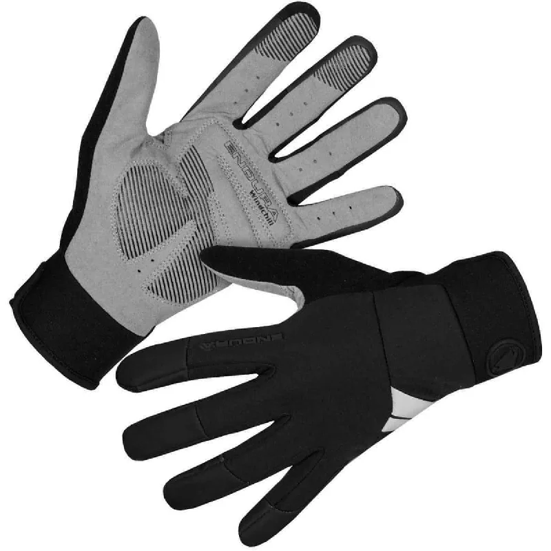 Endura Windchill Full Finger Cycling Gloves - Black