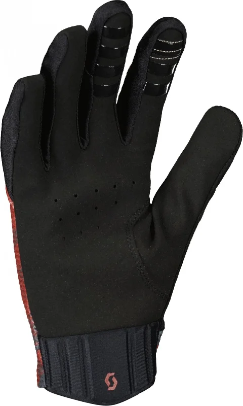 Scott Ridance Full Finger Cycling Gloves - Red