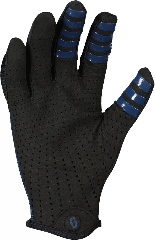 Scott Traction Full Finger Cycling Gloves - Blue