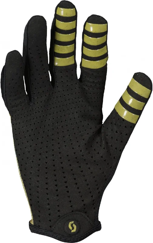 Scott Traction Full Finger Cycling Gloves - Green