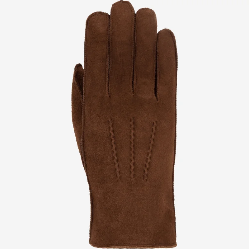 Shackleton - suede leather gloves with luxurious sheep fur lining