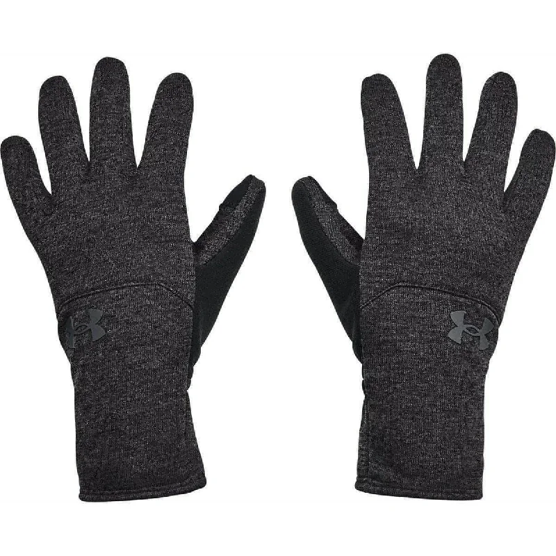 Under Armour Storm Fleece Mens Running Gloves - Black