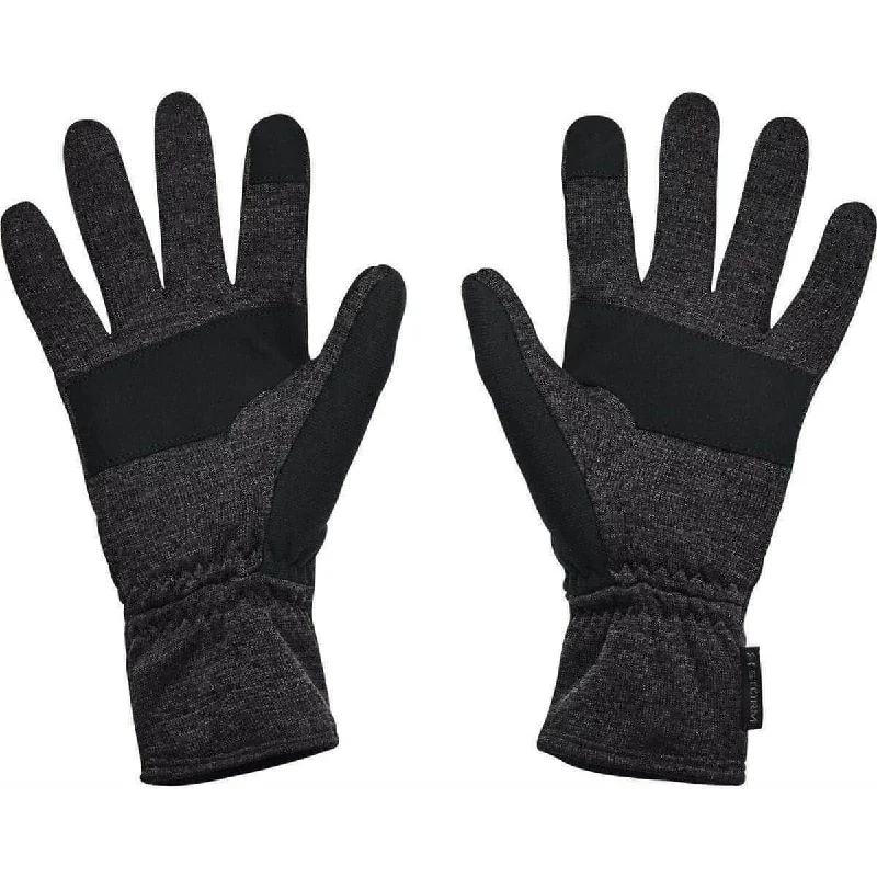 Under Armour Storm Fleece Mens Running Gloves - Black