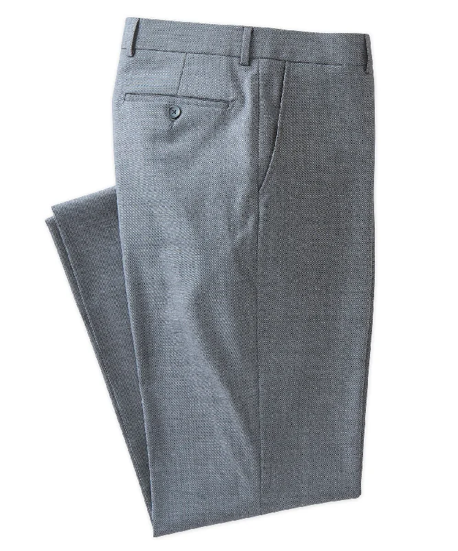 Dunhill Mouline Flat-Front Trouser