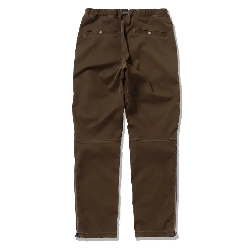 And Wander Polyester Climbing Pants Dark Khaki