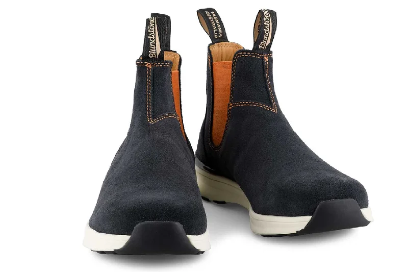 Blundstone #2147 Navy Suede/Burnt Orange