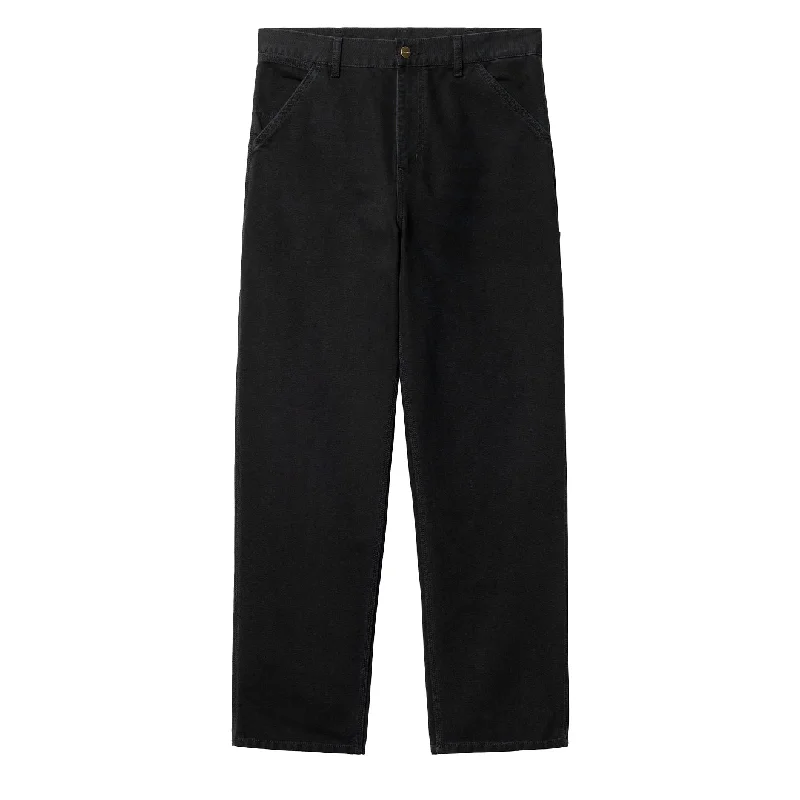 Carhartt WIP Single Knee Pant Black Aged Canvas