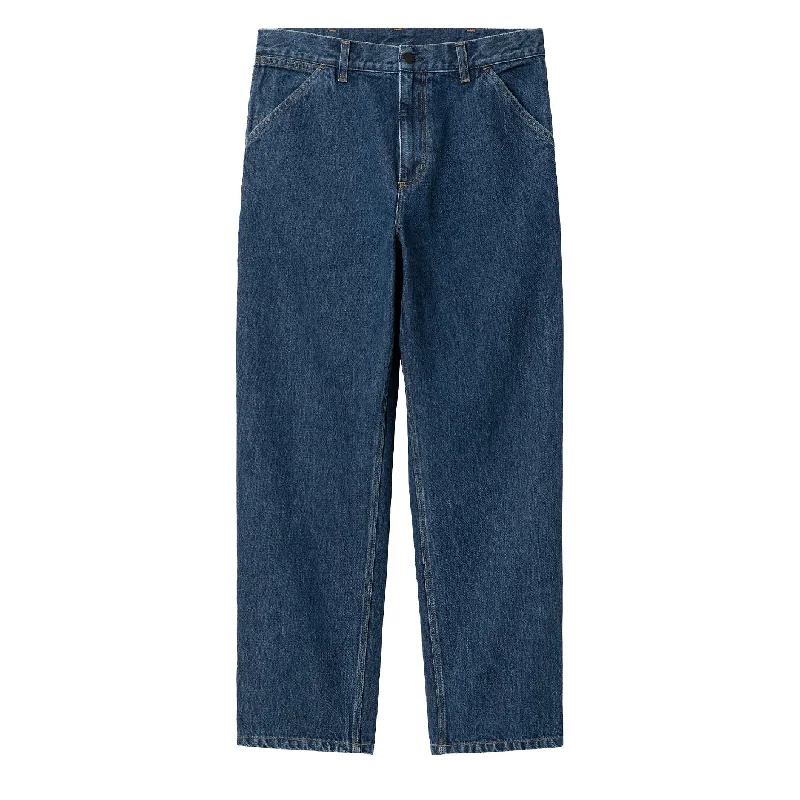 Carhartt WIP Single Knee Pant Blue Stone Washed