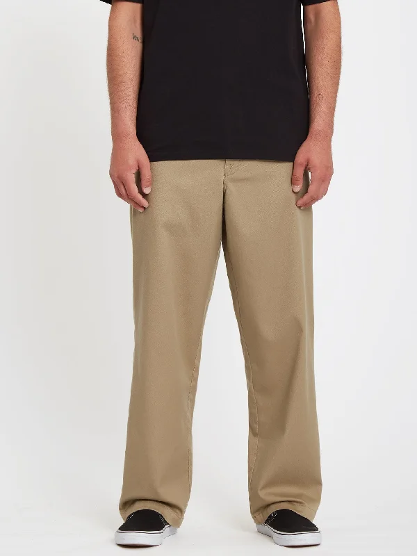 Loose Truck Chino Trousers - KHAKI