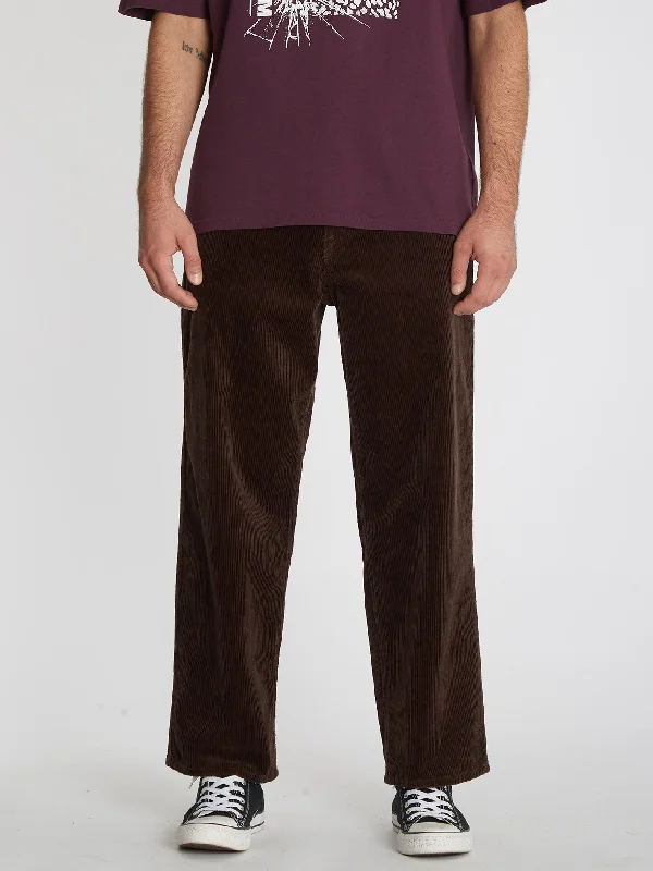 Lurking About Corduroy Trousers - DARK BROWN