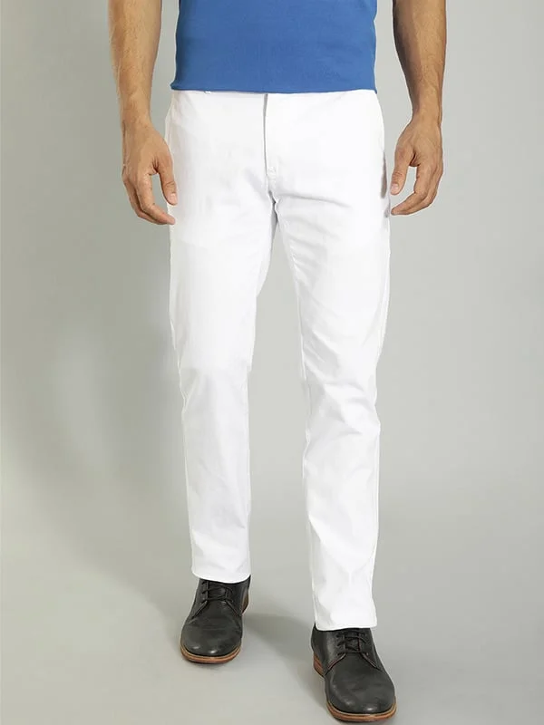 Men Brooklyn Fit Cotton Stretch Trouser