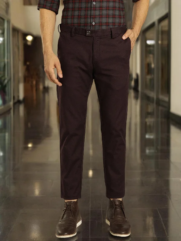 Men Brooklyn Fit Cotton Stretch Trouser