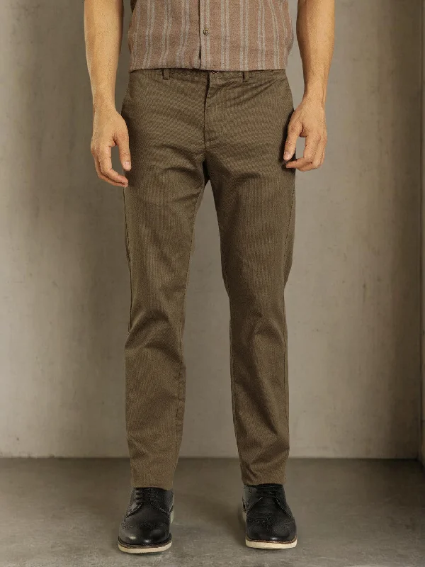 Men Brooklyn Fit Cotton Stretch Trouser