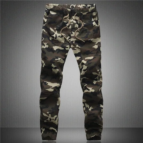 Men's Joggers 2017 Autumn New Men Camouflage Pants Harem Pants Casual Personality Trend of Hip-hop Movement Slacks