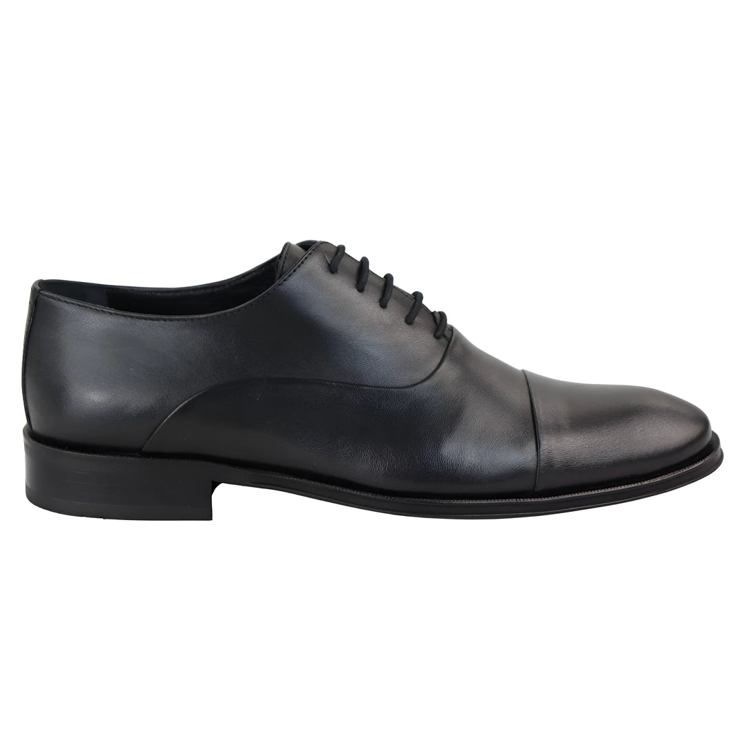 Men's Premium Full Leather Black Oxford Shoes