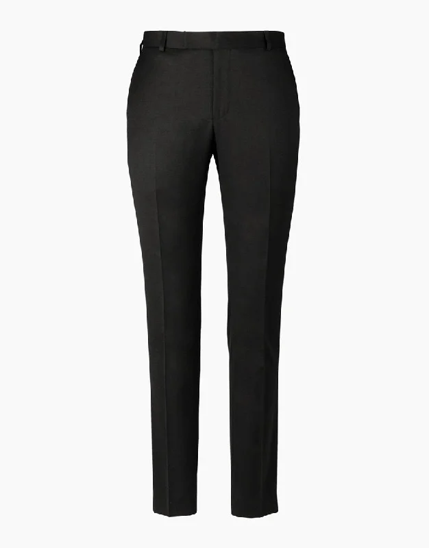 Prince black twill trouser