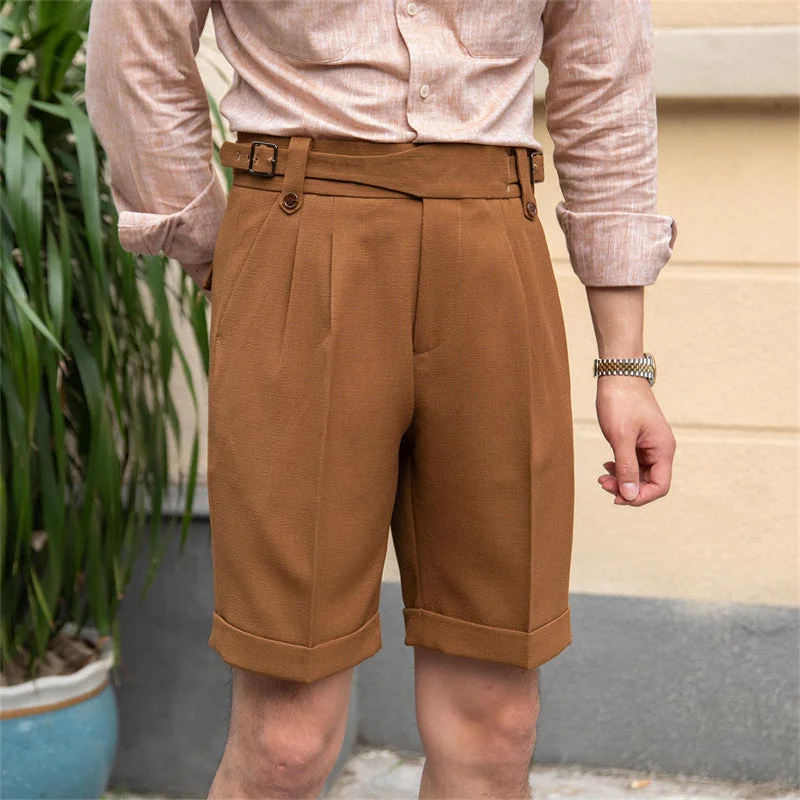 Riomaggiore Pleated Bermudas