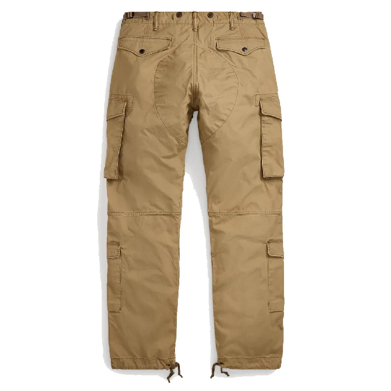 RRL by Ralph Lauren Regiment Poplin Cargo Trouser Dark Khaki