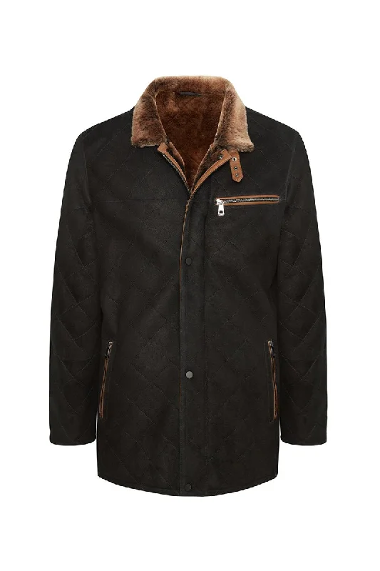 Stef Men's Shearling Sheepskin Coat - Montana