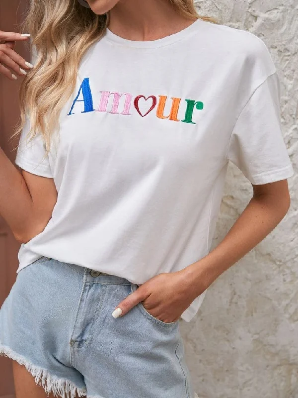 Amour women's tshirt regular fit