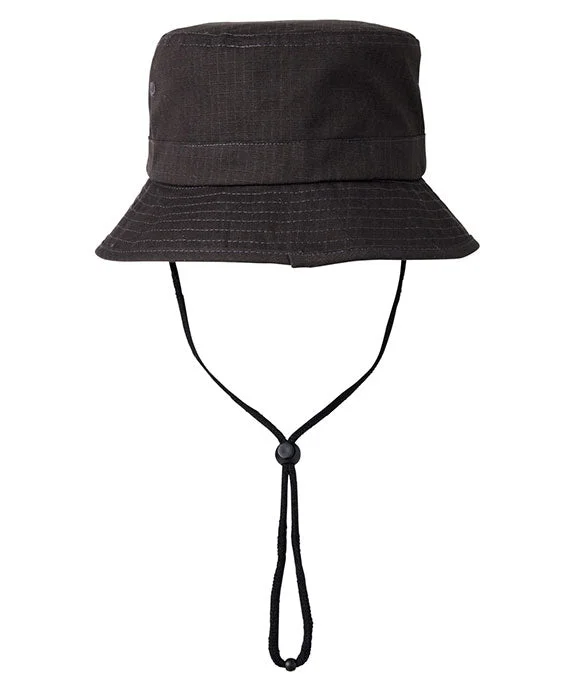 BA643 - Big Accessories Lariat Boonie Hat | Charcoal