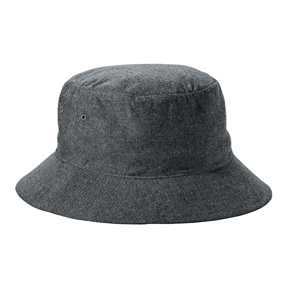 BA676 - Big Accessories Crusher Bucket Hat | Black Denim