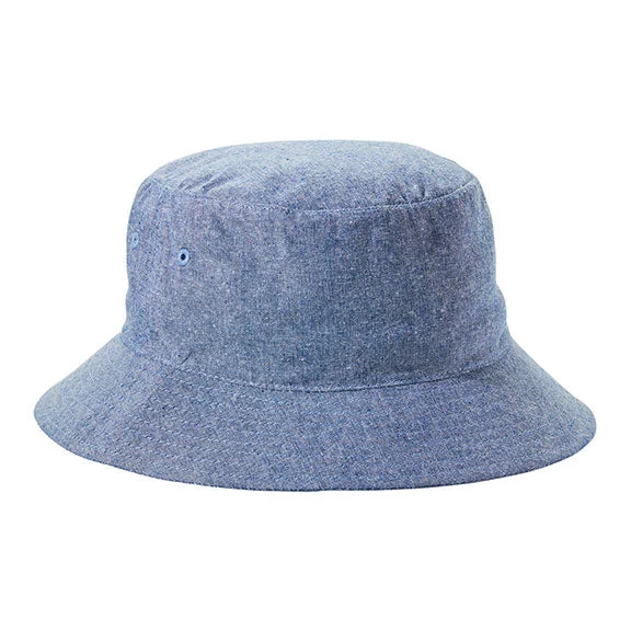 BA676 - Big Accessories Crusher Bucket Hat | Blue Chambray