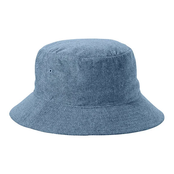 BA676 - Big Accessories Crusher Bucket Hat | Indigo Denim