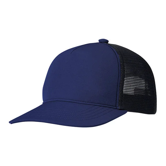 BA708 - Big Accessories Bend Foam Trucker Hat | Navy/Black