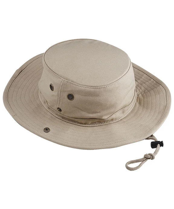 HCO - Big Accessories Canvas Outlander Hat | Natural