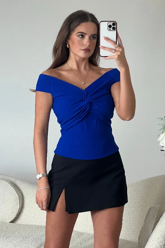 Destiny Off The Shoulder Twist Detail Top