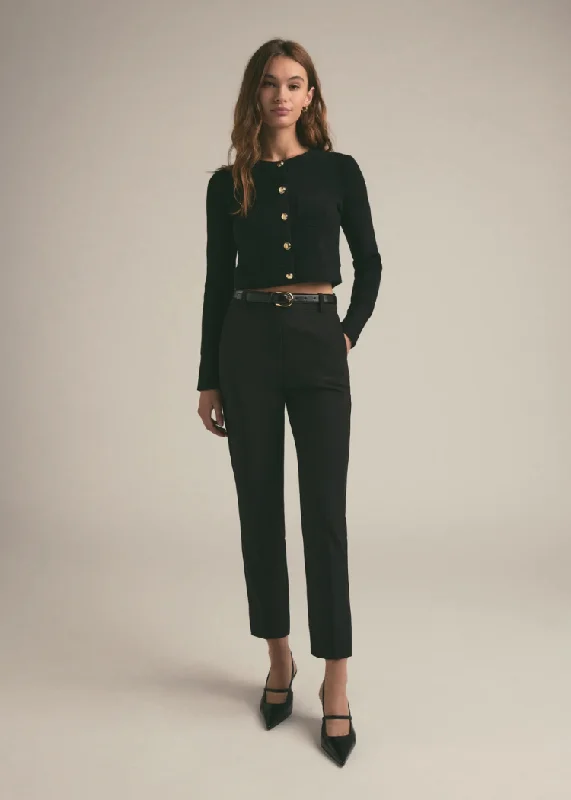 Favorite Daughter Cigarette Pant- Black