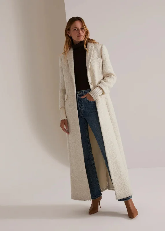 Favorite Daughter The City Coat- White Boucle