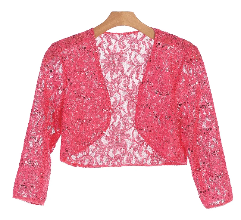 Formal Bolero Long Sleeve Lace Jacket