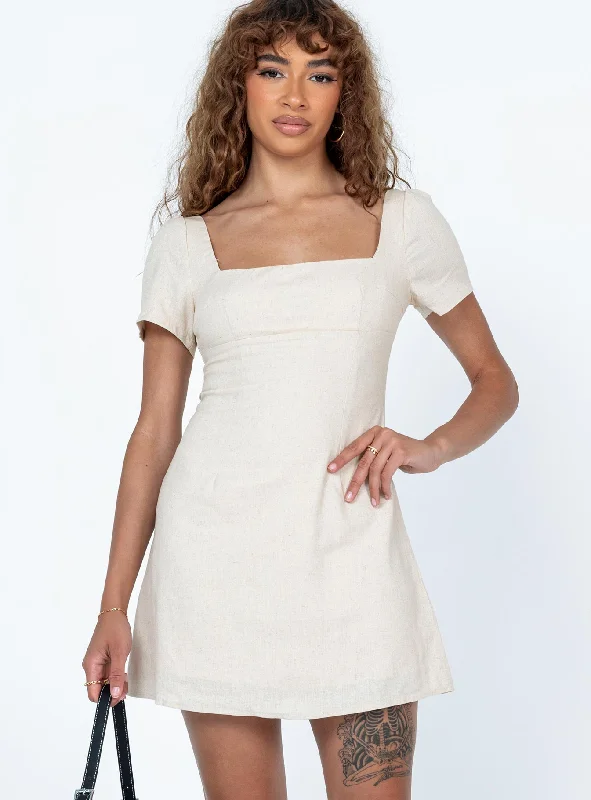 Hastings Mini Dress Beige